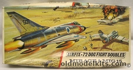 Airfix 1/72 Dog  Fight Doubles Mirage III and Mig-15, D363F plastic model kit